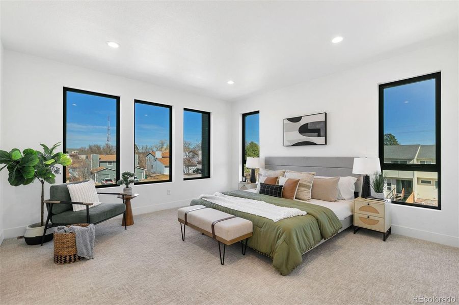 Furnished interior view inside a new home in , Colorado Springs (Image 13).