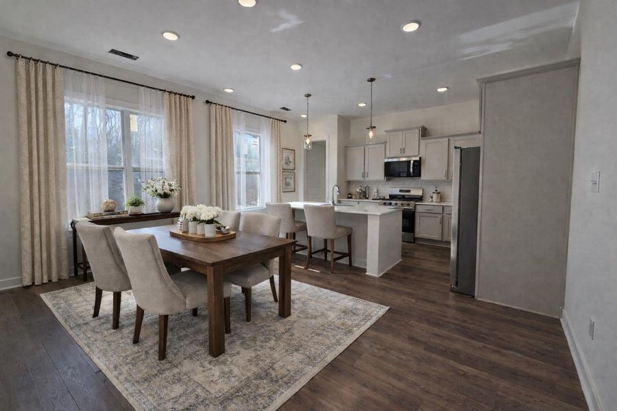 Furnished interior view inside a new home in Twin Oaks, Oakland (Image 5).