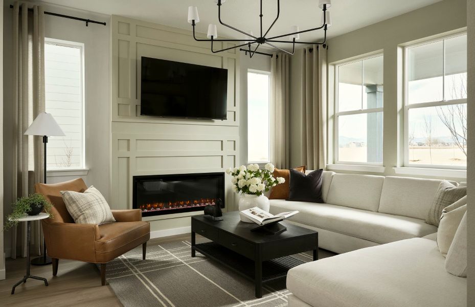 Furnished interior view inside a new home in Barefoot Village, Firestone (Image 8).