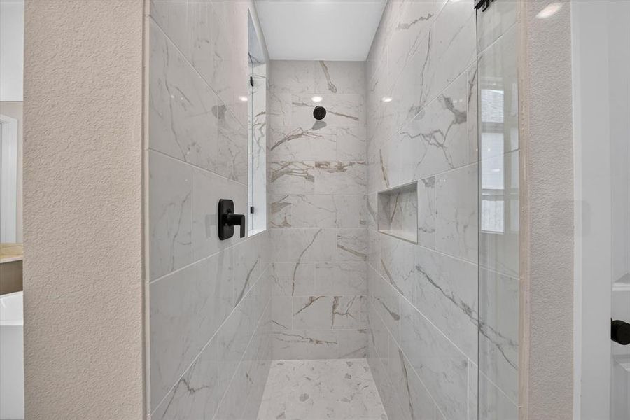 Close-up of interior finishes inside a home in Pecan Square, Northlake (Image 13).
