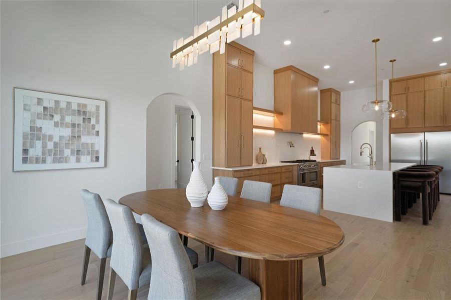 Furnished interior view inside a new home in , Heath (Image 13). Furnished interior view inside a new home in , Heath (Image 13).