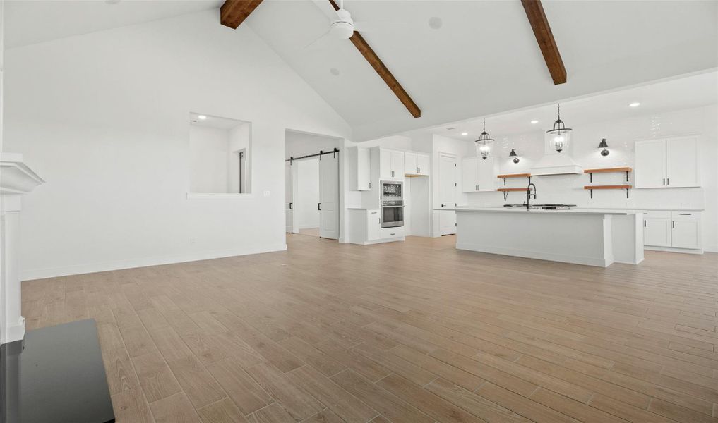 Open great room (*Photo not of actual home and used for illustration purposes only.) Open great room (*Photo not of actual home and used for illustration purposes only.)