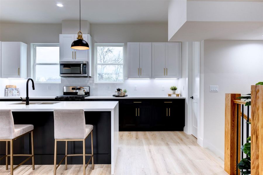 Furnished interior view inside a new home in , Houston (Image 23). Furnished interior view inside a new home in , Houston (Image 23).