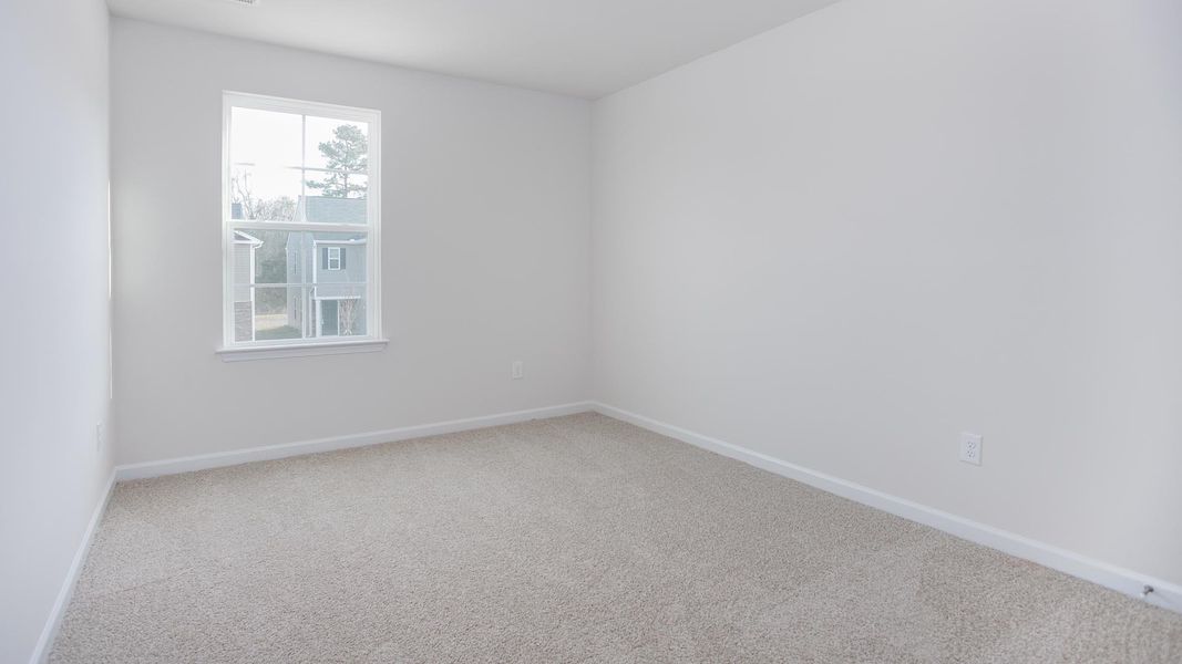 Representative unfurnished interior of a home built from the Elston by D.R. Horton in Chandler Pointe, Rural Hall (Image 22).