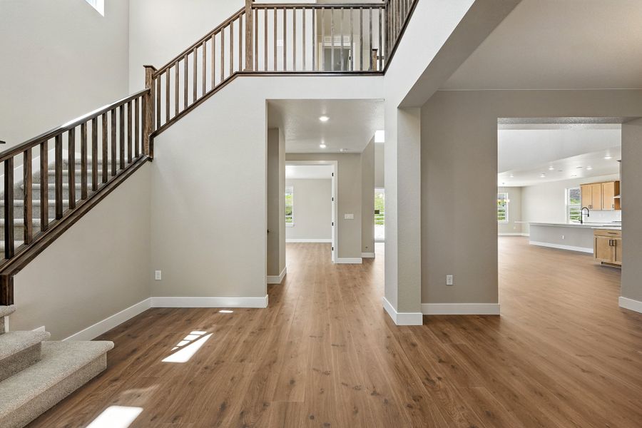 Spacious, unfurnished interior of a new home in Hillside at Crystal Valley Destination Collection, Castle Rock (Image 22).