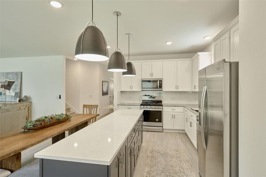 Furnished interior view inside a new home in The Pines At Seven Coves, Willis (Image 34).