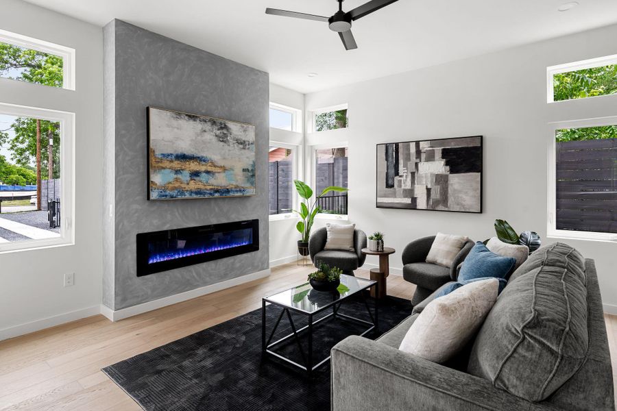 Furnished interior view inside a new home in , Austin (Image 5).