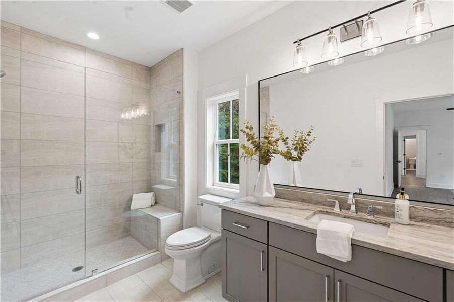 Furnished interior view inside a new home in , Canton (Image 18). Furnished interior view inside a new home in , Canton (Image 18).