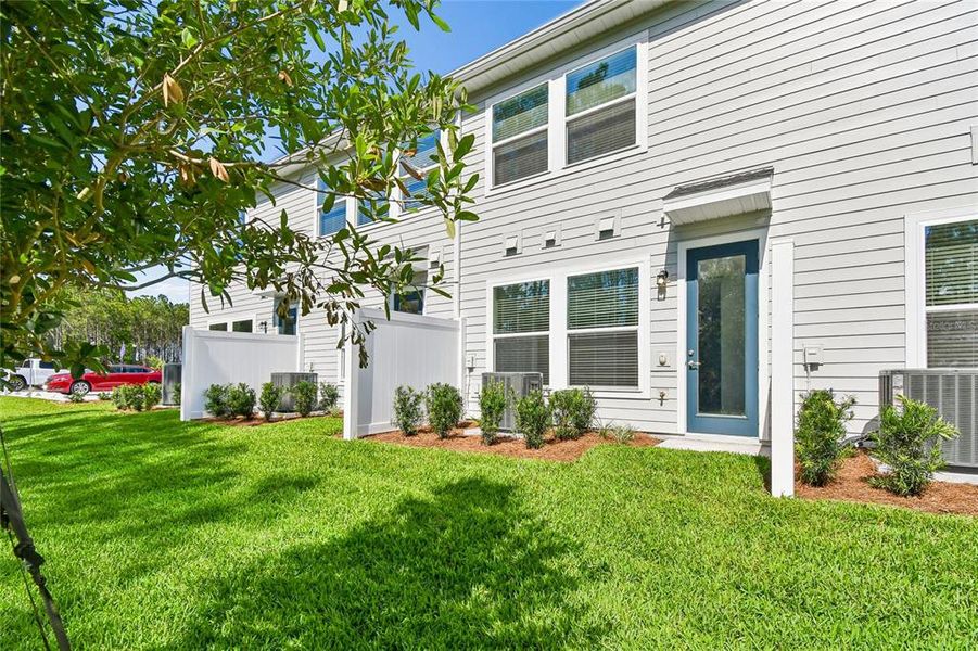 Exterior details and patio area of a home in Preserve at The Cays – The Driftwood Series, Daytona Beach (Image 22). Exterior details and patio area of a home in Preserve at The Cays – The Driftwood Series, Daytona Beach (Image 22).