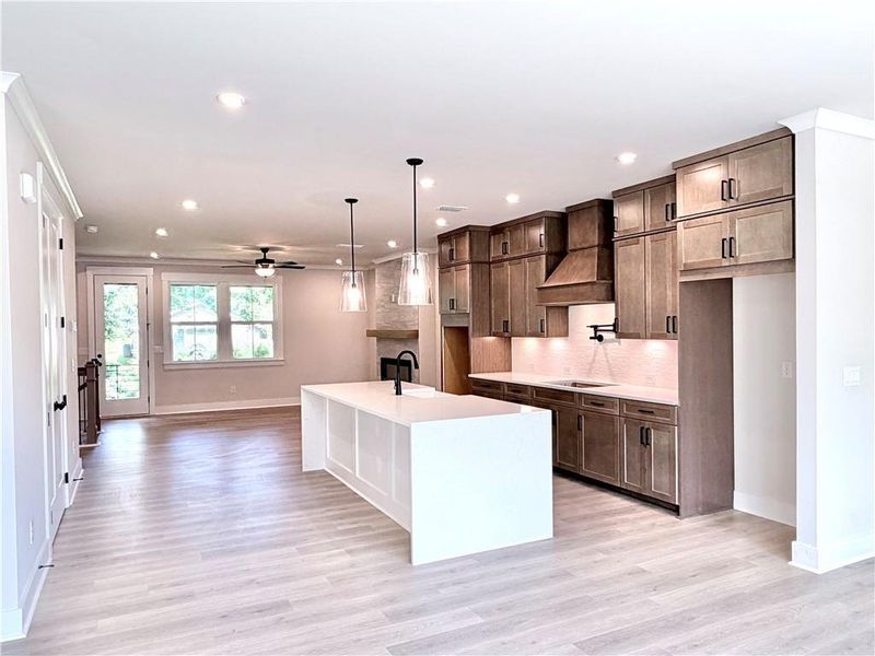 Furnished interior view inside a new home in The Groves at Myrtle, Roswell (Image 13).