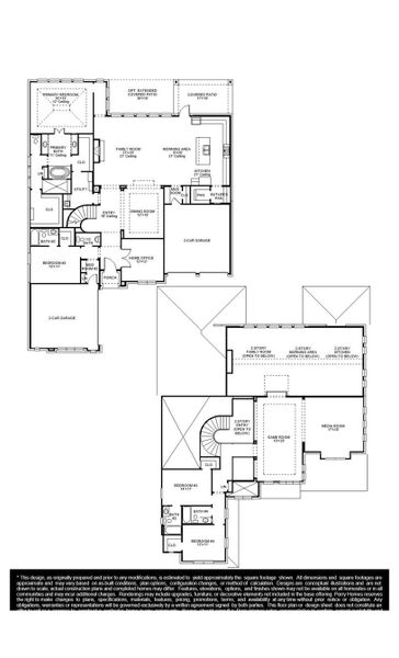 2D floor plan layout of this home in Meridiana 70', Manvel, TX (Image 2). 2D floor plan layout of this home in Meridiana 70', Manvel, TX (Image 2).