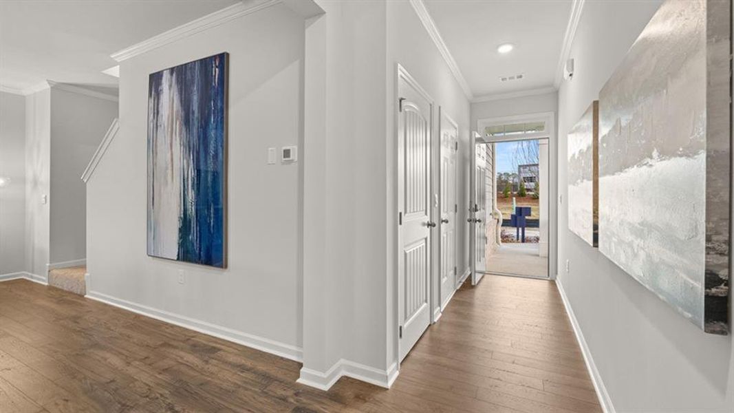 Furnished interior view inside a new home in Oconee Overlook Townhomes, Gainesville (Image 8).