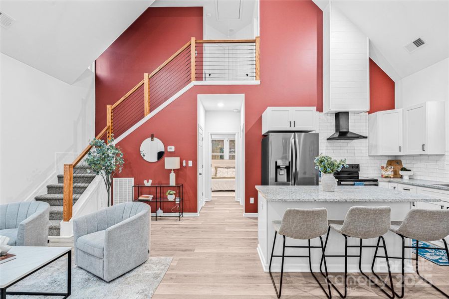 Furnished interior view inside a new home in , Cherryville (Image 11).