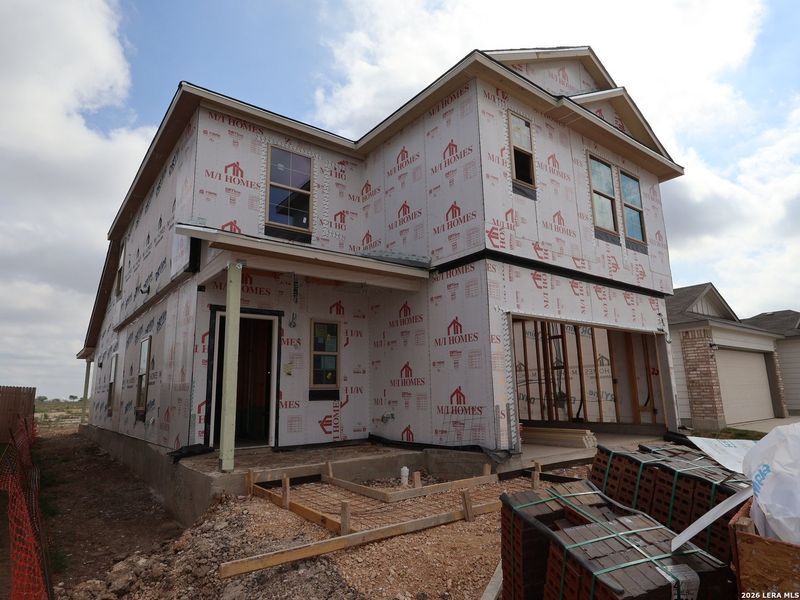 In-progress construction of a new home in Meadows at Clear Springs, New Braunfels, TX (Image 22).