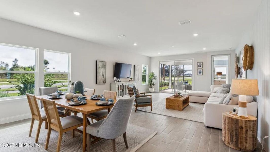 Furnished interior view inside a new home in Silver Meadows at SilverLeaf, St. Augustine (Image 18).