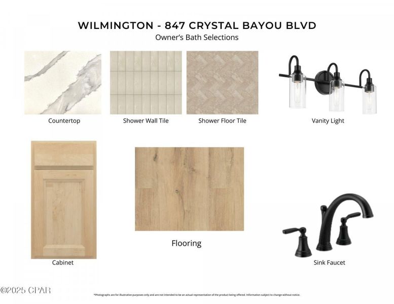 Sample of building materials used in homes in Breakfast Point East, Panama City Beach (Image 5).