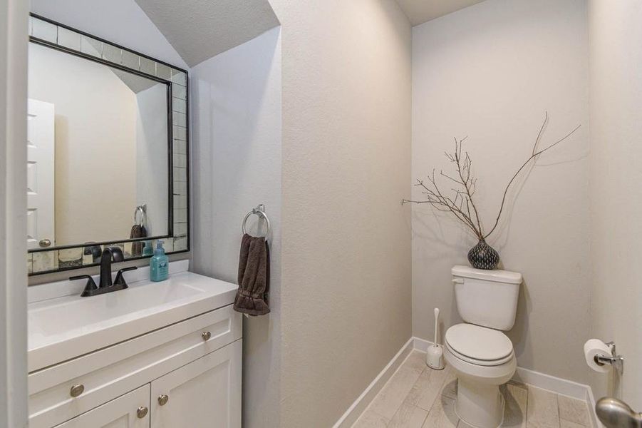 Half bath downstairs