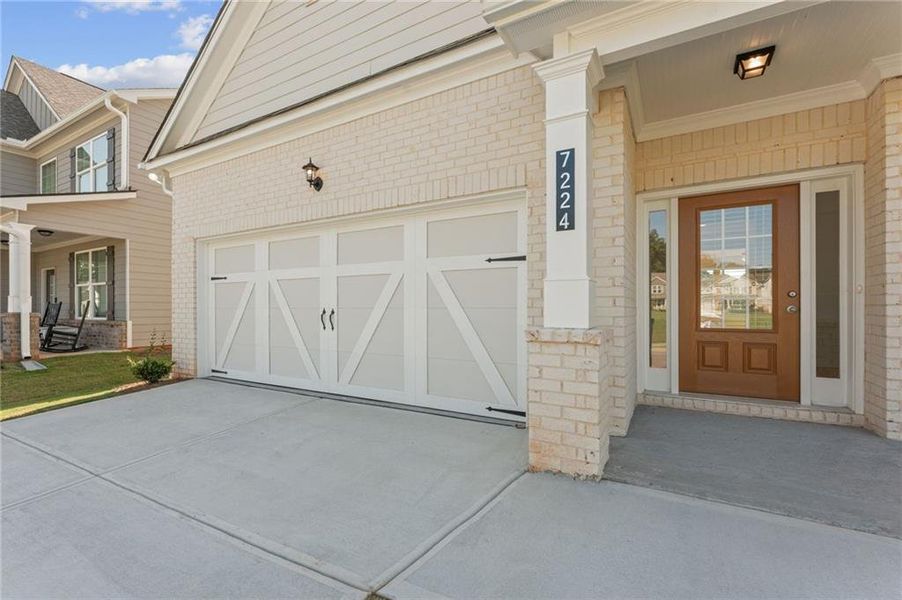 Exterior details and patio area of a home in Clark Farms, Flowery Branch (Image 3).