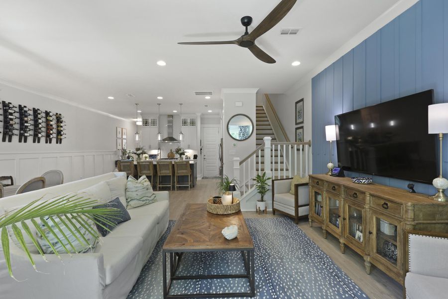 Furnished interior view inside a new home in , Mount Pleasant (Image 14).