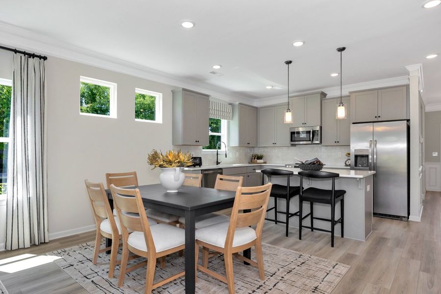 Representative furnished interior of a home built from the The Hampton by Smith Douglas Homes in La Segarra, Brookshire (Image 13).