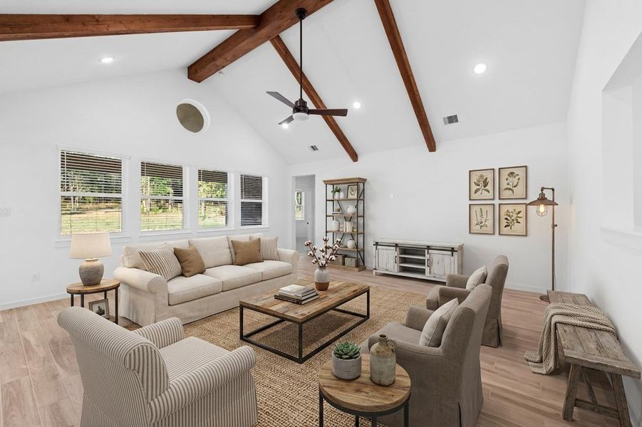 Representative furnished interior of a home built from the Glasgow by K. Hovnanian® Homes in Westland Ranch, League City (Image 7). Representative furnished interior of a home built from the Glasgow by K. Hovnanian® Homes in Westland Ranch, League City (Image 7).
