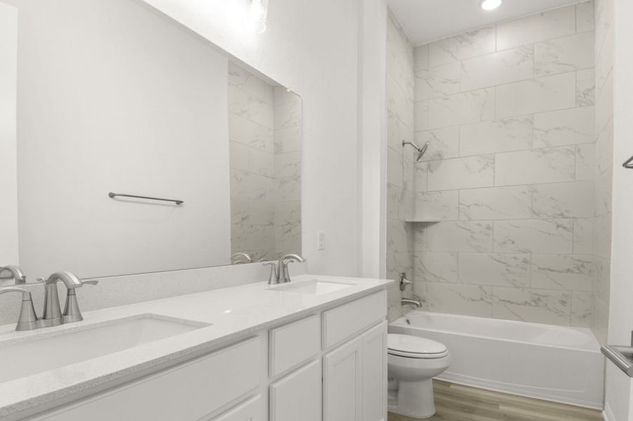 Furnished interior view inside a new home in Easton Park, Austin (Image 13).