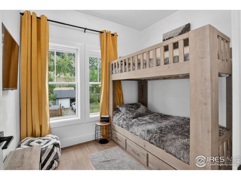 Bedroom on the second floor. Bedroom on the second floor.