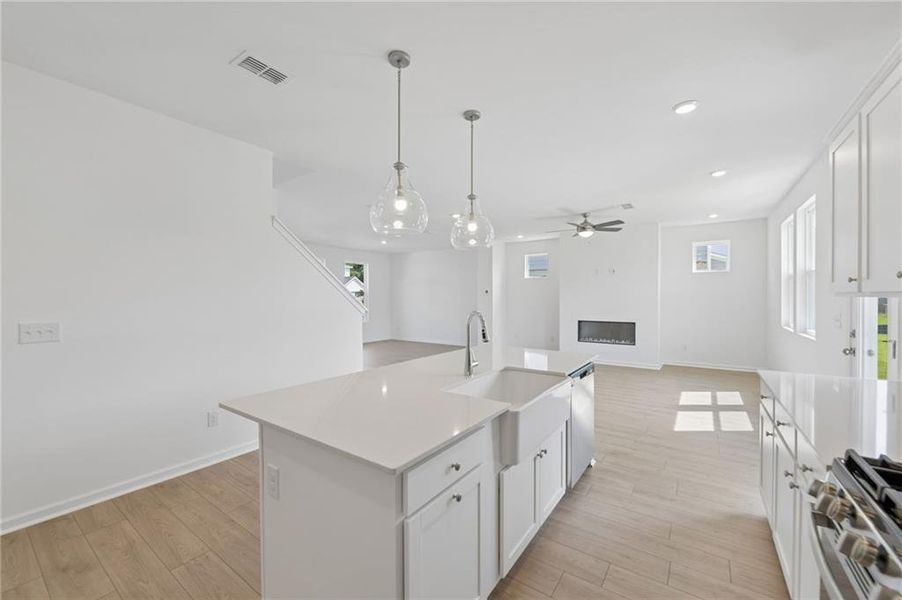 Furnished interior view inside a new home in Windance Lake, Loganville (Image 13).