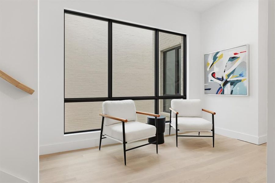 Furnished interior view inside a new home in , Dallas (Image 29).