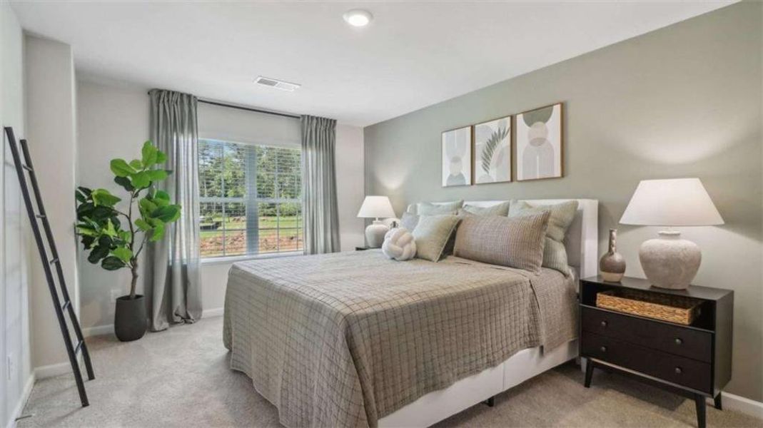 Furnished interior view inside a new home in Wellington Park, Lithonia (Image 14).