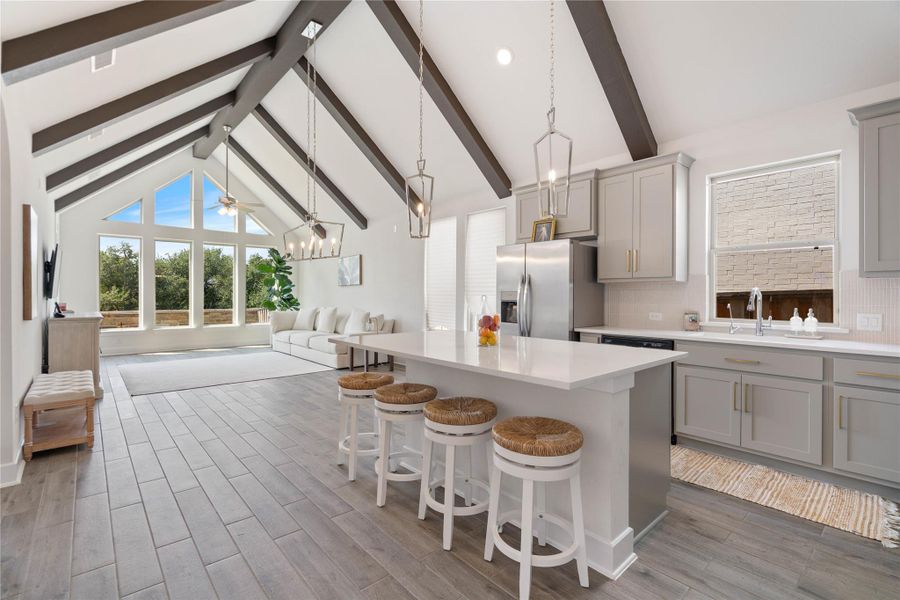 This angle showcases the open layout, allowing you to easily maneuver around the common areas.