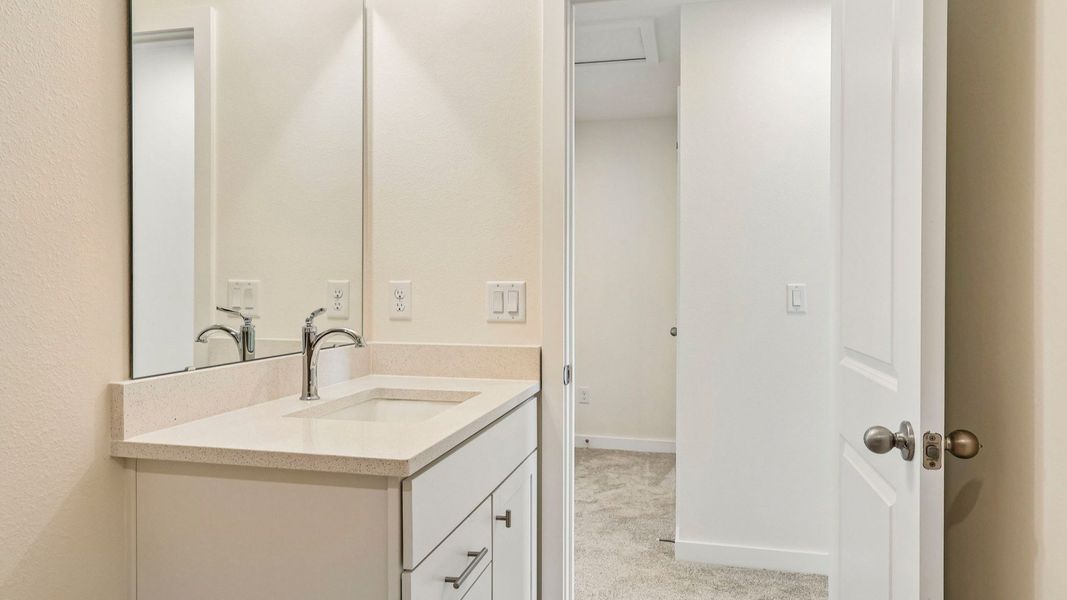 Furnished interior view inside a new home in Cyrene at Harmony, St. Cloud (Image 30).