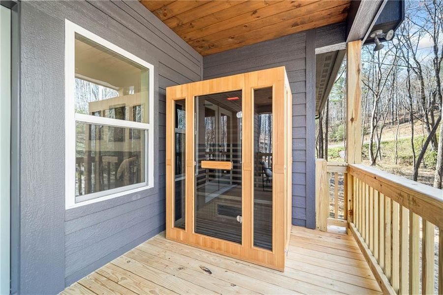 Exterior details and patio area of a home in , Talking Rock (Image 24).