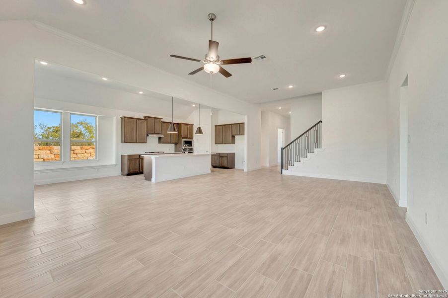 Spacious, unfurnished interior of a new home in Everly Estates, San Antonio (Image 29). Spacious, unfurnished interior of a new home in Everly Estates, San Antonio (Image 29).
