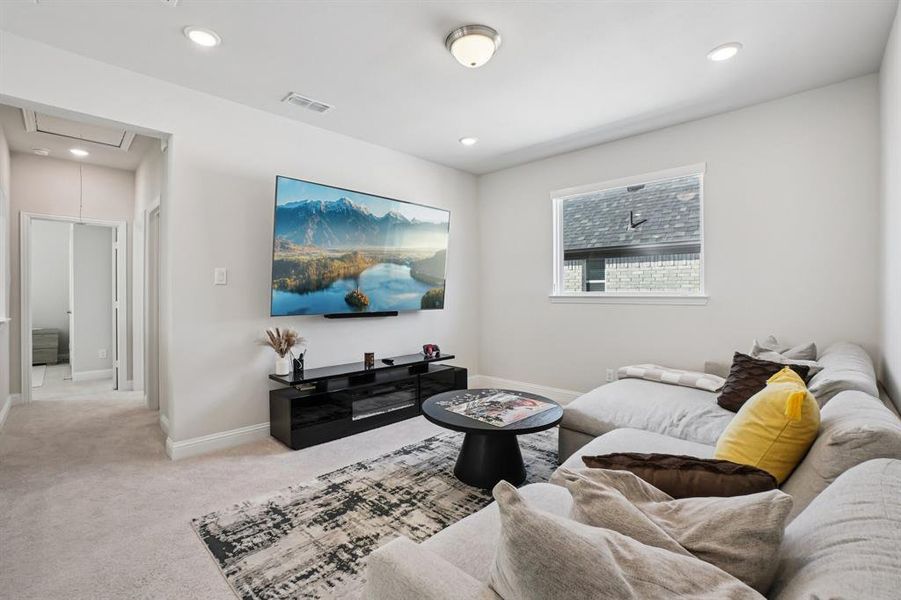 Furnished interior view inside a new home in Symmetry 37s, Frisco (Image 9).