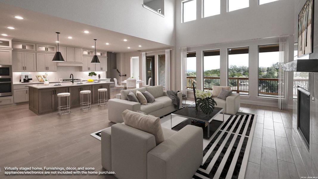 Furnished interior view inside a new home in Johnson Ranch, Bulverde (Image 13). Furnished interior view inside a new home in Johnson Ranch, Bulverde (Image 13).