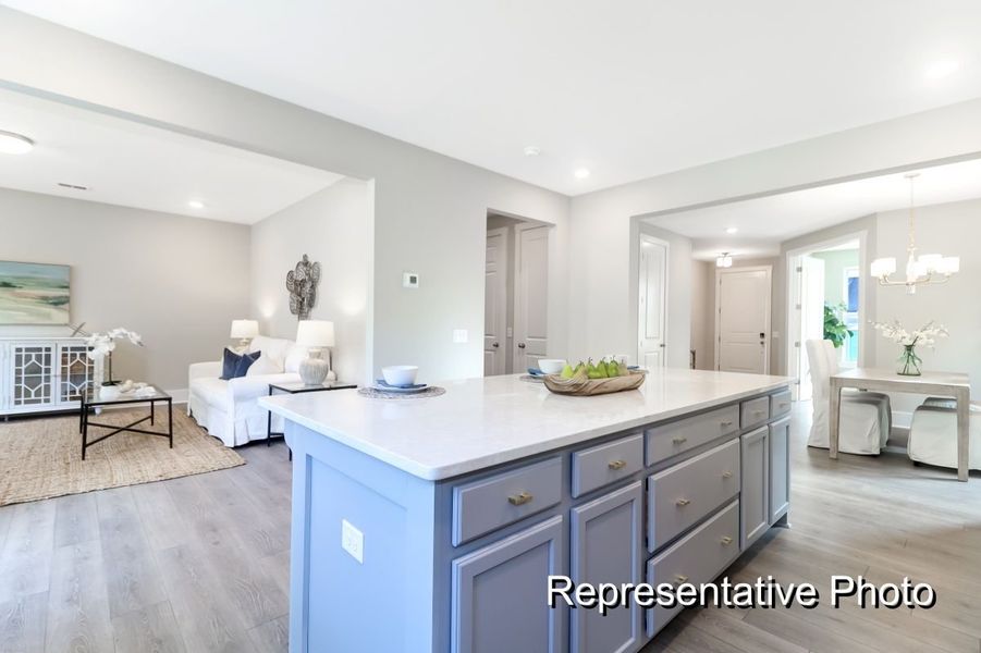 Furnished interior view inside a new home in Homecoming, Ravenel (Image 11).