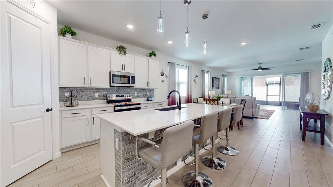 Furnished interior view inside a new home in , Winter Haven (Image 8).