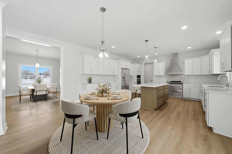 Furnished interior view inside a new home in Cannon Woods, Clarence (Image 6).