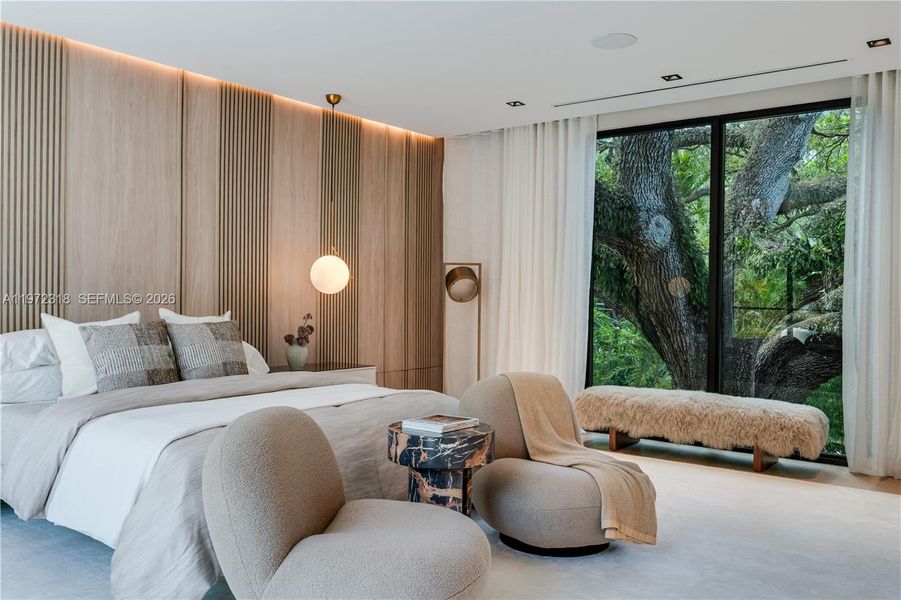 Furnished interior view inside a new home in , Miami (Image 7).