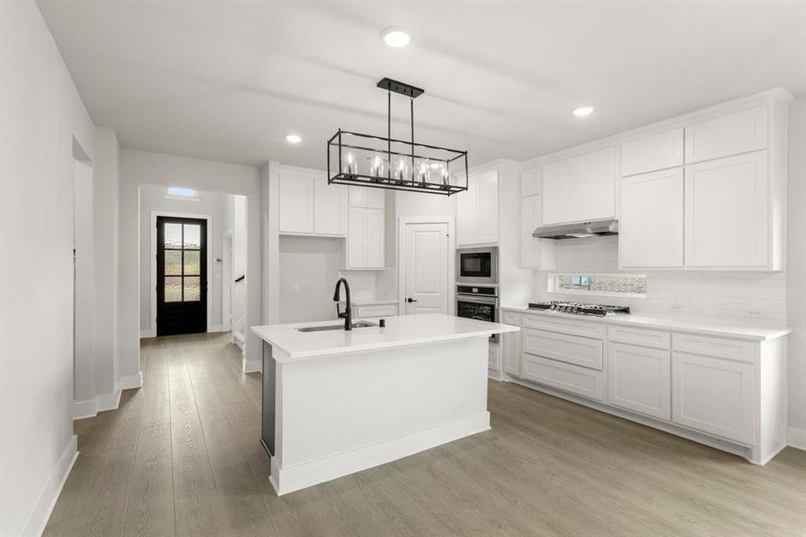 Furnished interior view inside a new home in Grayhawk Addition, Forney (Image 8).