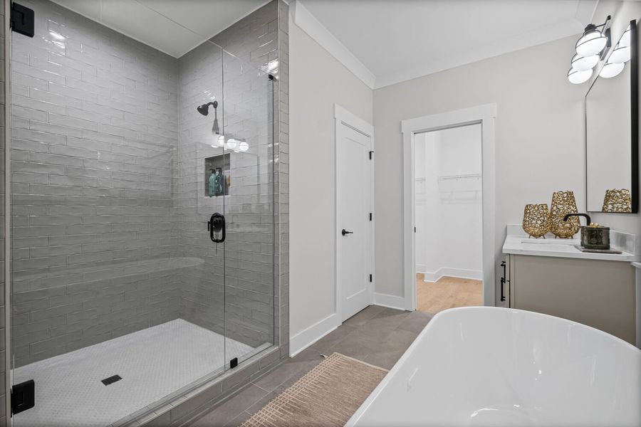 Representative furnished interior of a home built from the The Kennedy by JW Collection in Devin's Shire, Kennesaw (Image 31).