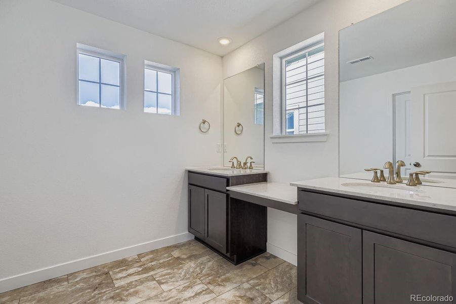 Furnished interior view inside a new home in Newlin Crossing: The Monarch Collection, Parker (Image 5). Furnished interior view inside a new home in Newlin Crossing: The Monarch Collection, Parker (Image 5).