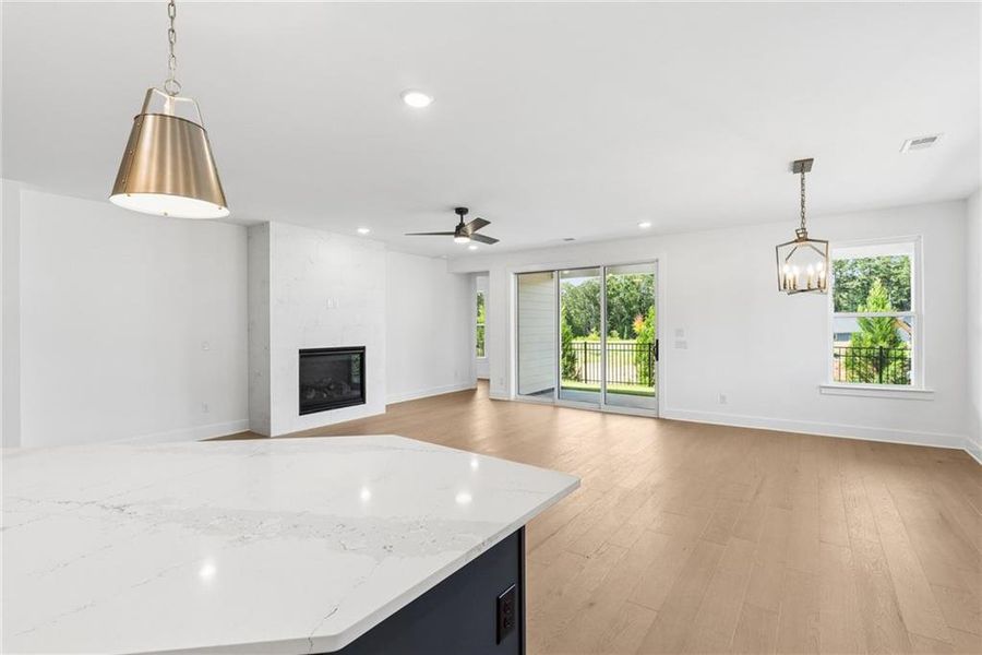 Spacious, unfurnished interior of a new home in Maple Grove at Towne Lake, Woodstock (Image 12).