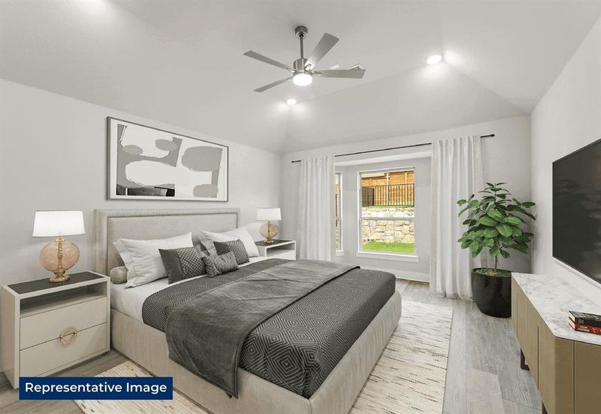 Furnished interior view inside a new home in Westside Preserve, Midlothian (Image 9).