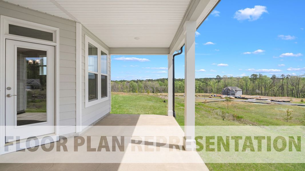 Image 15 representing the Crestwood by Ivey Homes in Windsor, North Augusta, SC.