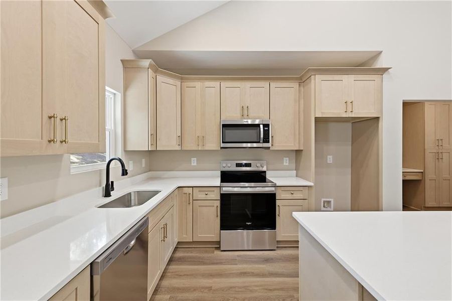 Furnished interior view inside a new home in , Clarkesville (Image 10).