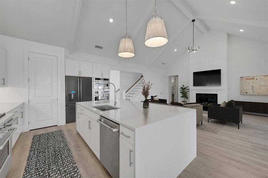 Furnished interior view inside a new home in Wellington, Haslet (Image 10).