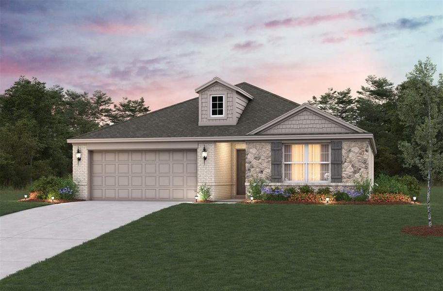 Beazer Homes Stark Farms Allegheny floorplan.