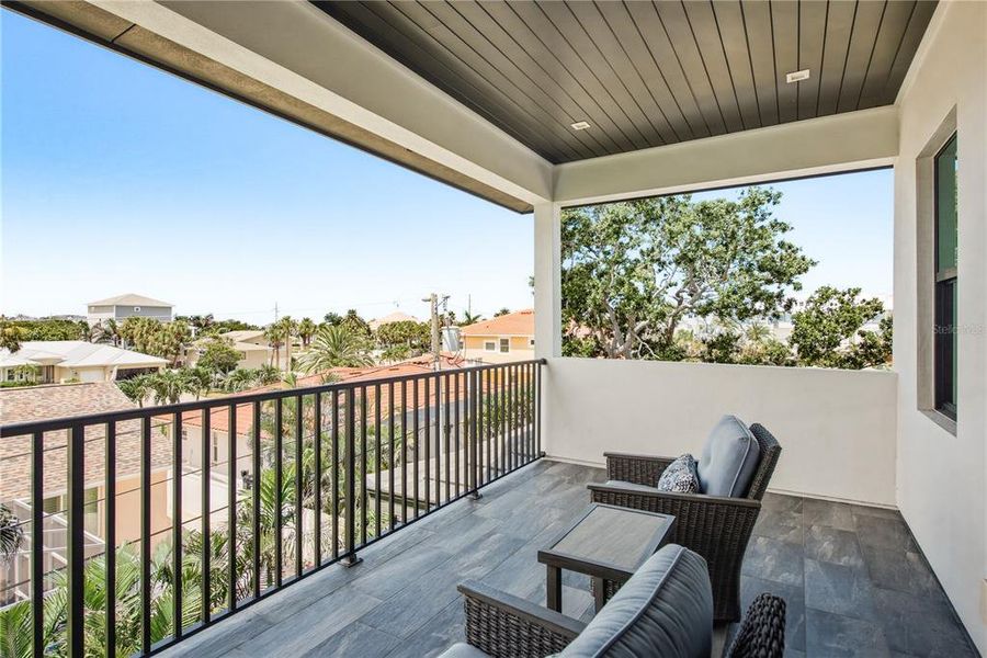 Exterior details and patio area of a home in , Belleair Beach (Image 32).